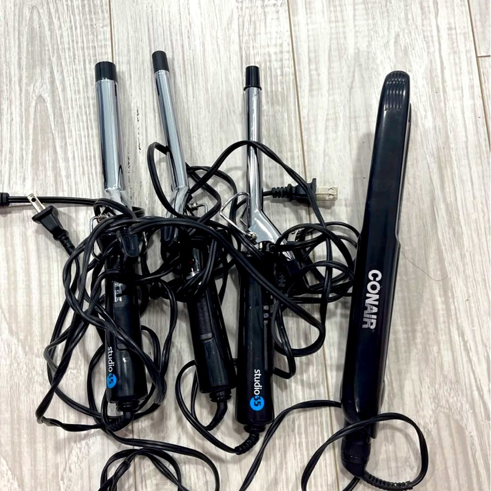 hair straightener and curling iron